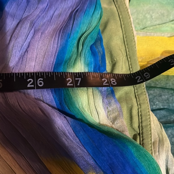 NWT Vineet Bahl Blurred Sheer Mini Dress with Train, sz L - Picture 13 of 17